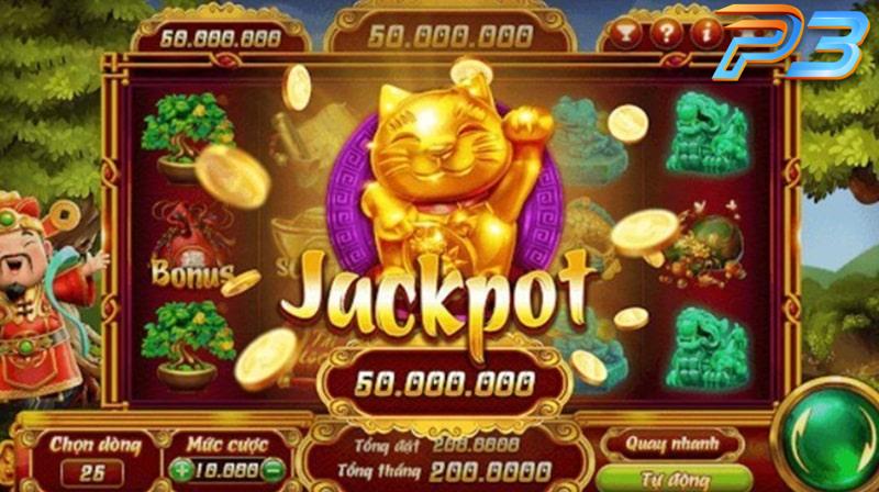 Nổ hũ mèo tài lộc P3 - Quay hũ trúng Jackpot siêu khủng 2 Nổ hũ mèo tài lộc được trang bị công nghệ hình ảnh chất lượng cao